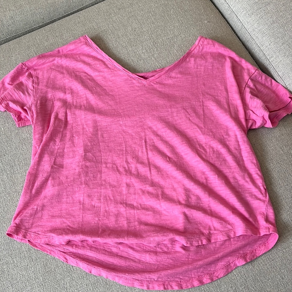 Hot pink t shirt